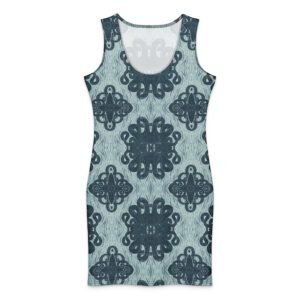Blu Octopodes Cotton Dress
