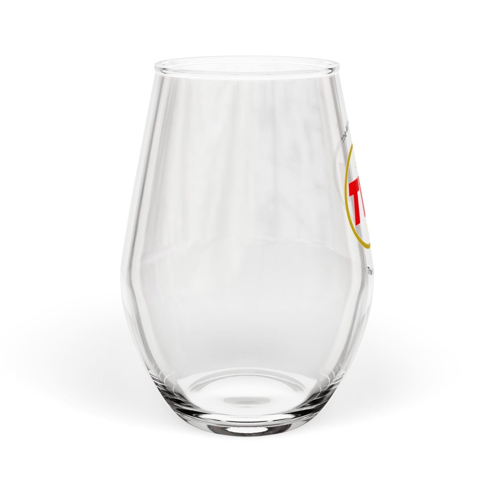 TWA Logo Stemless Wine Glass — Vintage Airline Travel Gift (11.75 oz) - Image 2