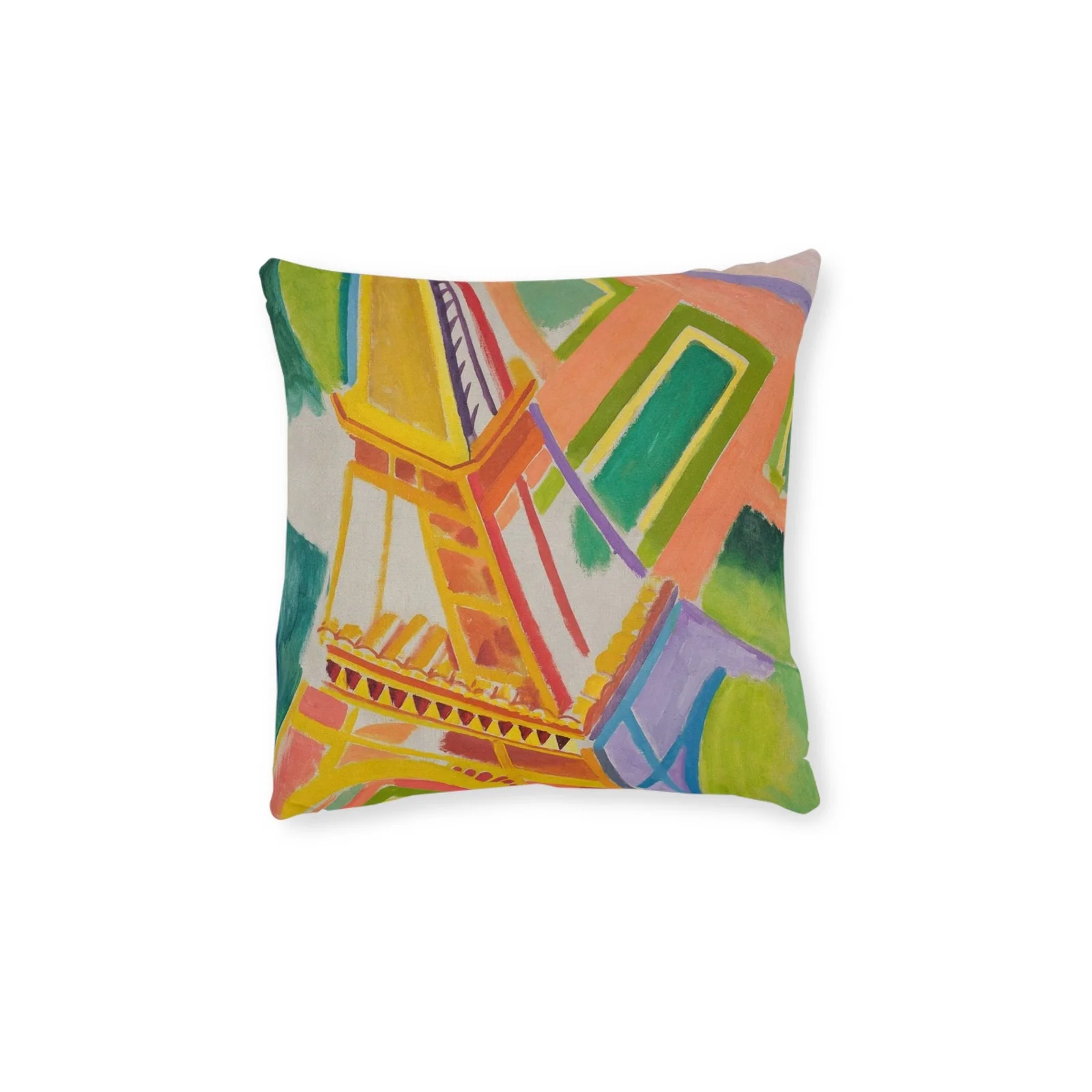 Robert Delaunay's La Tour Eiffel (1928) Throw Cushion