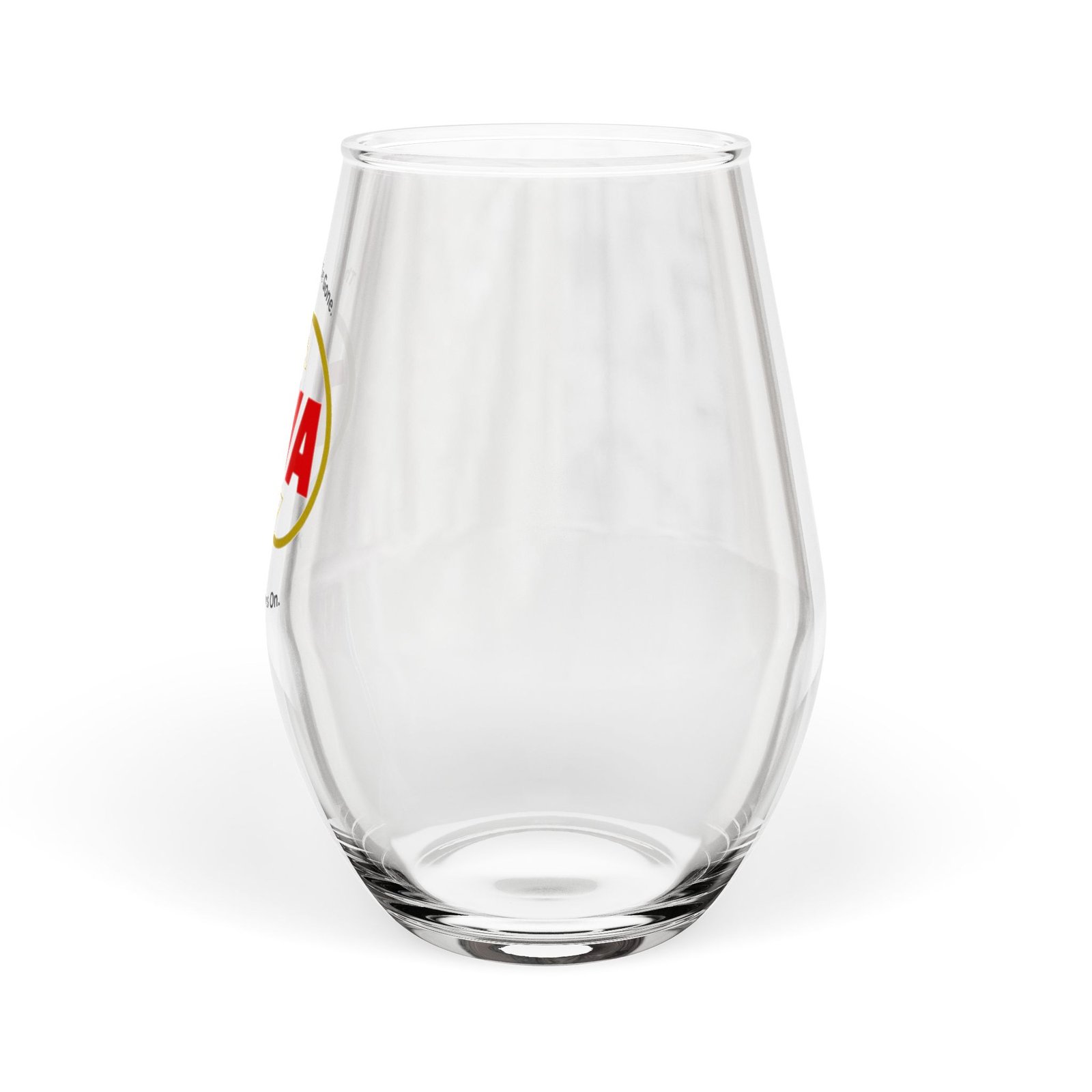 TWA Logo Stemless Wine Glass — Vintage Airline Travel Gift (11.75 oz) - Image 4