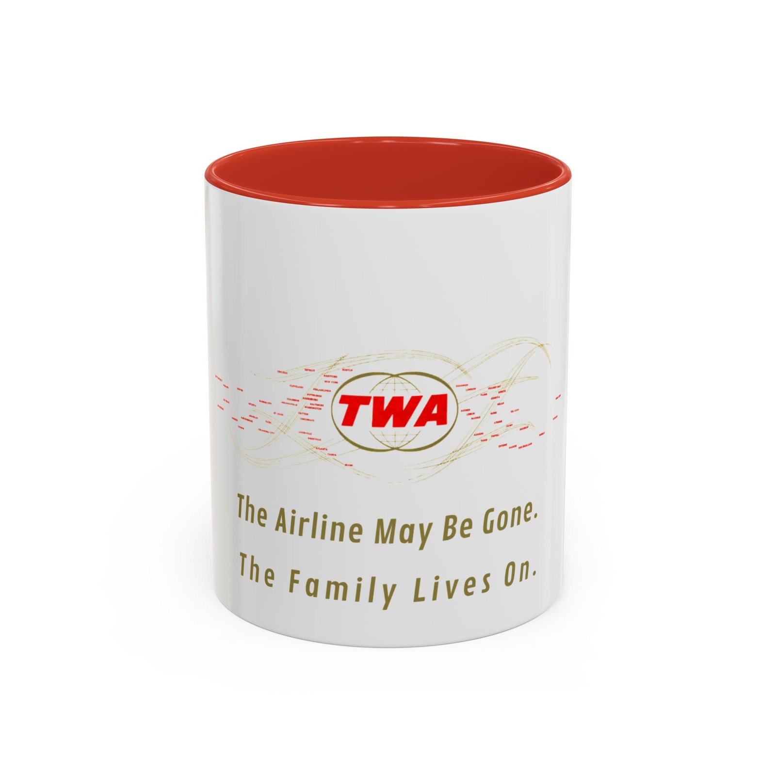 TWA Tribute Coffee Mug — "The Airline May Be Gone. The Family Lives On." - Image 13