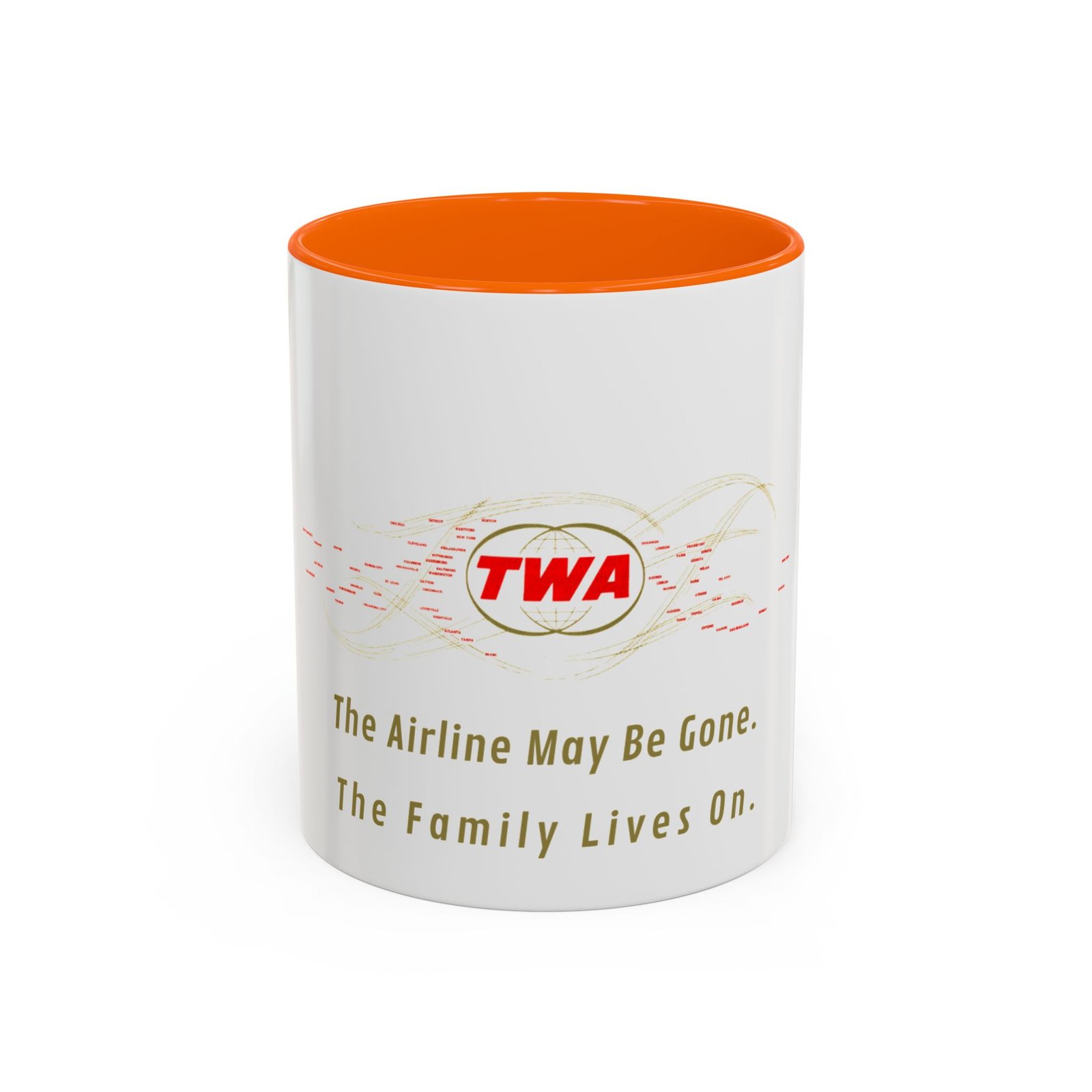 TWA Tribute Coffee Mug — "The Airline May Be Gone. The Family Lives On." - Image 21