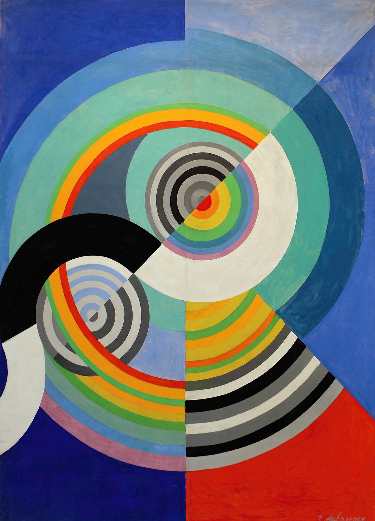 rd54 Robert Delaunay, The Runners, ca. 1924–26