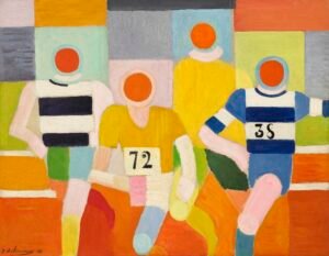 The Runners by Robert Delaunay, 1924-1925