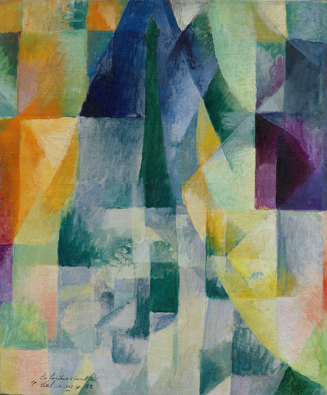 rd54 Robert Delaunay, The Runners, ca. 1924–26