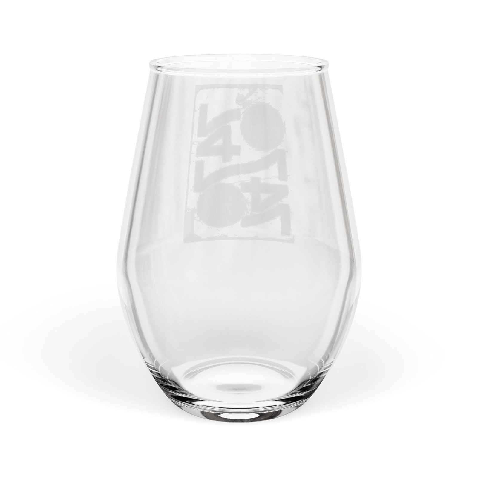 Stemless Wine Glass – 747 Retro Aviation Logo, 11.75oz - Image 3