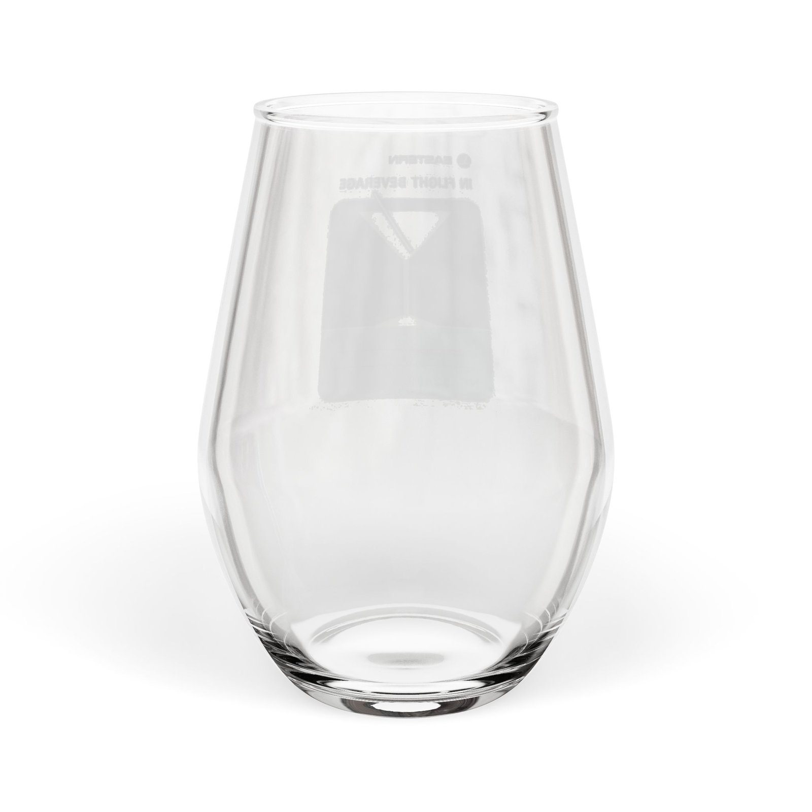 Eastern Airlines Stemless Wine Glass – Travel Ticket Martini Design, 11.75oz - Image 3