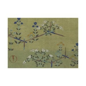Kamisaka Sekka: Botanical Dragonfly Garden Rug