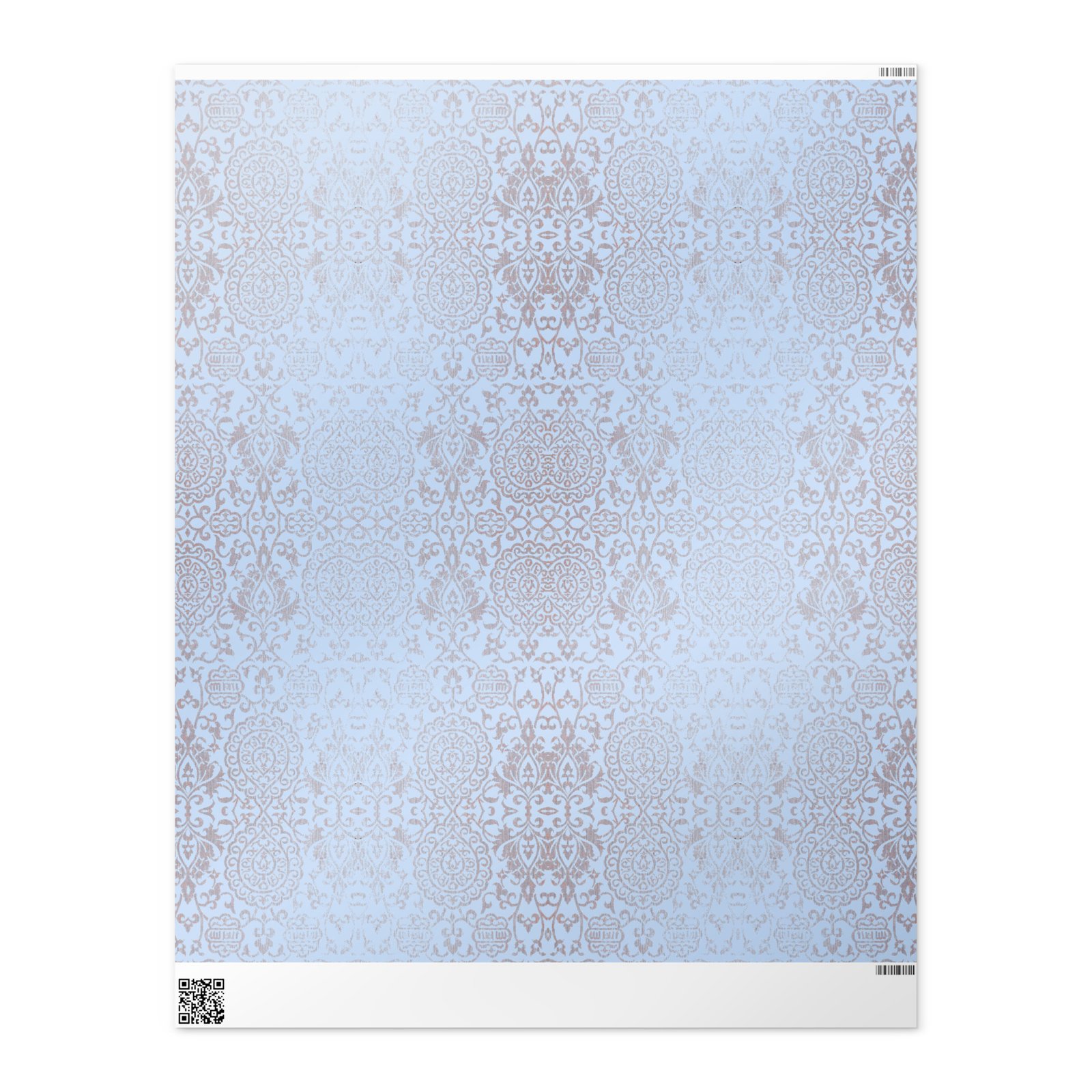 Faded Brougham (Periwinkle) Wrapping Paper - Image 3