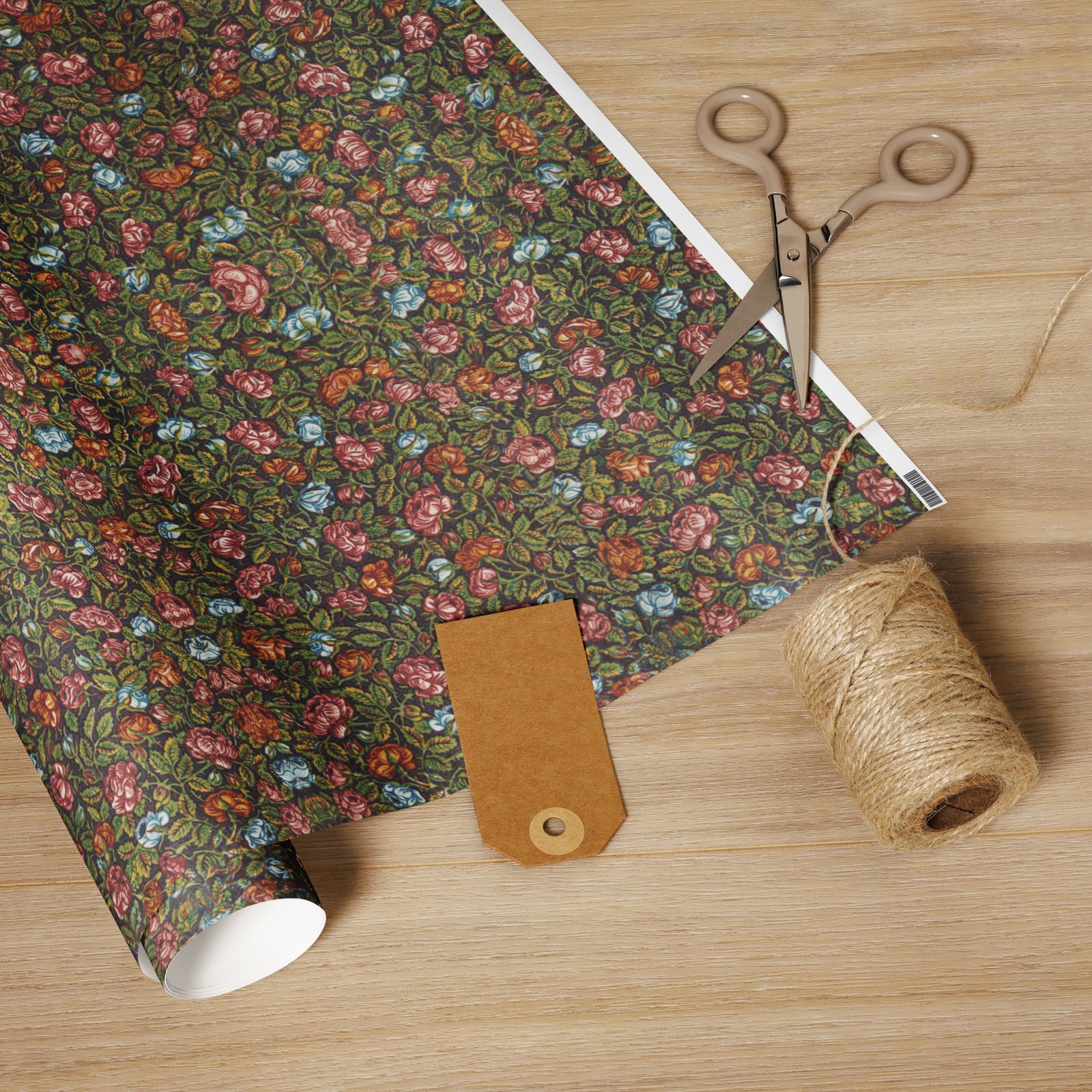 Flora Array Wrapping Paper Roll - Image 2