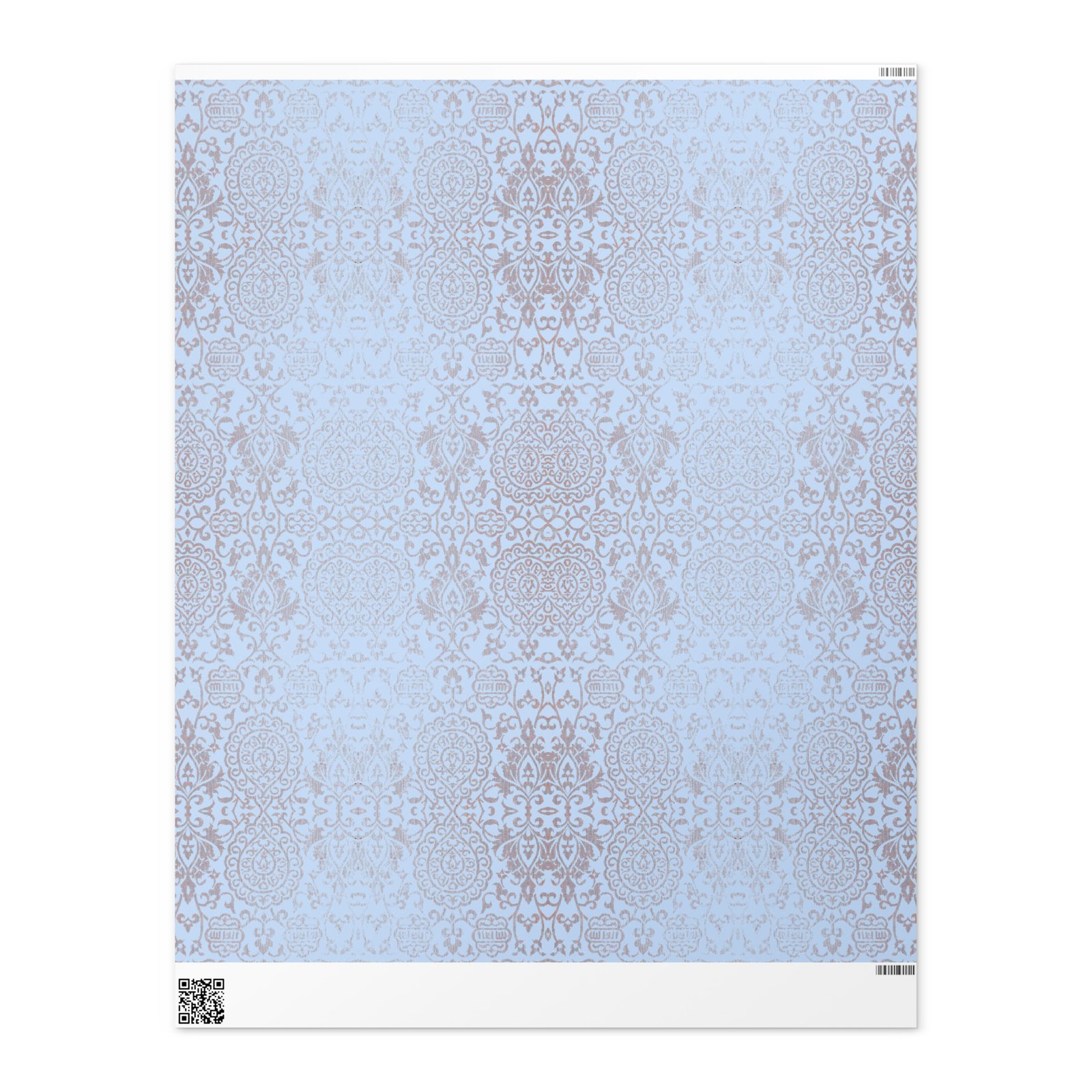 Faded Brougham (Periwinkle) Wrapping Paper - Image 5