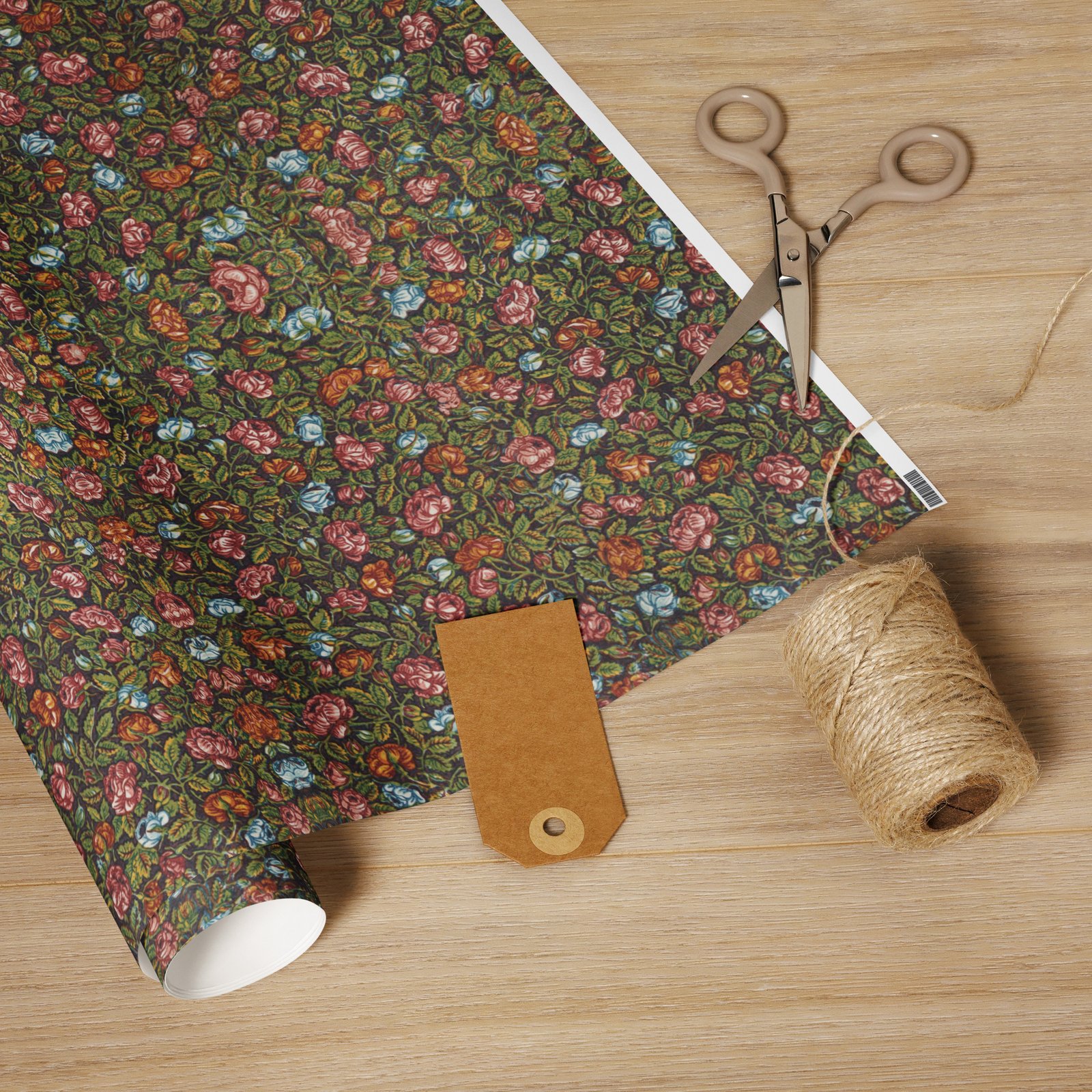 Flora Array Wrapping Paper Roll - Image 6