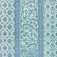 19th-century lithograph titled "Tiled Panel from Mosque of Ibrahym Agha" from the book La Décoration Arabe by Émile Prisse d'Avennes. 19th-century lithograph titled "Tiled Panel from Mosque of Ibrahym Agha" from the book La Décoration Arabe by Émile Prisse d'Avennes.